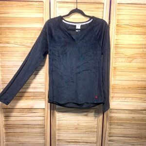 Lucky Brand Long Sleeve Shirt Black Feels Like Corduroy Size M